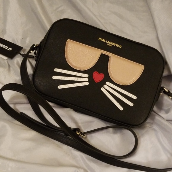Karl Lagerfeld Handbags - Karl Kitty Face Crossbody